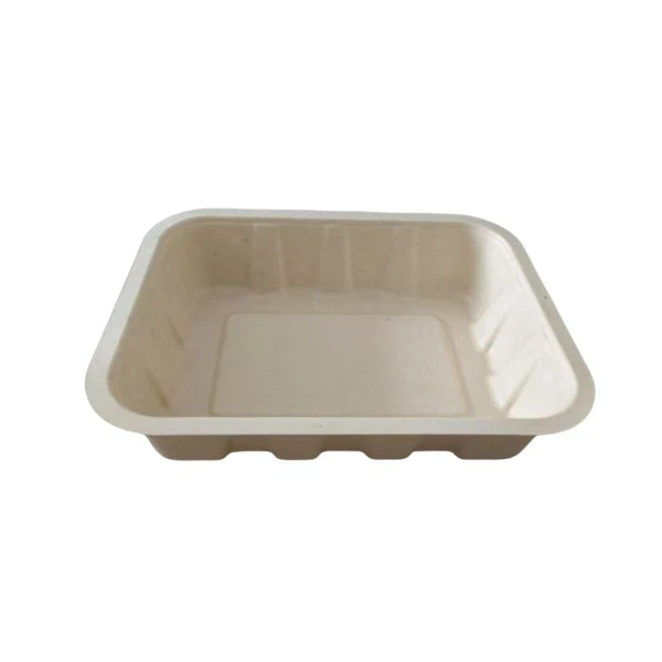 Durable Bagasse Food Tray For Pre-meal, Fruit Or Vegetable